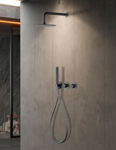 Ducha empotrado termostática negro modelo ASSEN de Imex ambiente 2