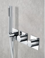 Ducha empotrada cromo termostática modelo TIBET de Imex grifo