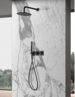 Ducha empotrada termostática negro modelo TIBET de Imex