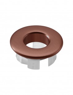 Embellecedor rebosadero lavabo - oro rosa cepillado de Imex