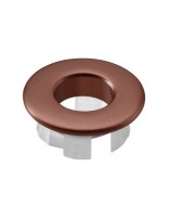 Embellecedor rebosadero lavabo - oro rosa cepillado de Imex