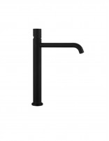 Grifo para lavabo negro o blanco brillo caño alto - Helios de GME