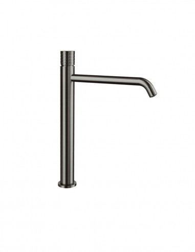 Grifo titanio para lavabo caño alto modelo Helios de GME