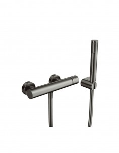 Grifería de ducha titanio modelo Helios de GME