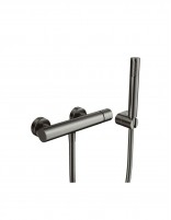 Grifería de ducha titanio modelo Helios de GME