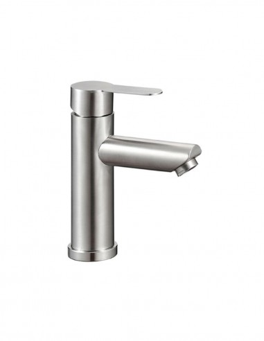 Grifo en acero de lavabo bajo modelo Iony de GME