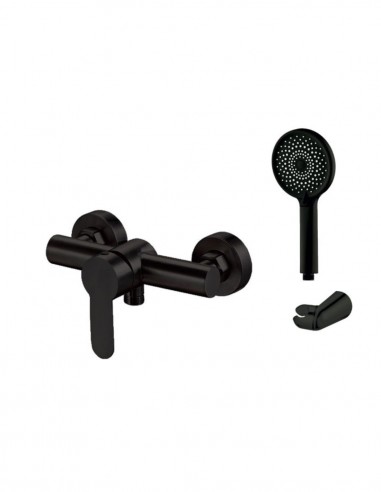 Grifo en negro mate para ducha modelo Iony de GME