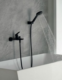 Grifo para bañera negro mate modelo Bélgica