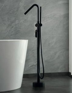 Grifería de bañera exenta negro mate - BÉLGICA de Imex