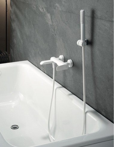 Grifería para bañera negro mate / blanco mate - DINAMARCA de Imex