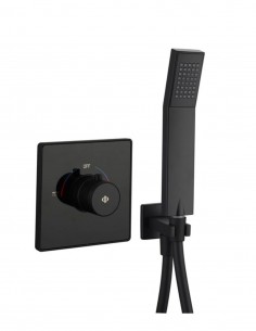 Empotrable ducha universal acabado negro - GME