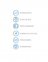 Plato de ducha carga mineral - datos