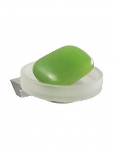 Jabonera de pared cromo modelo Luxor de Manillons Torrent