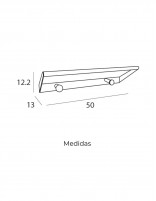 Toallero múltiple para baño modelo  Luxor de Manillons Torrent medidas