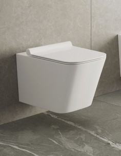 WC pared modelo sistema rimless Yellow