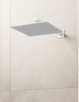 Rociador blanco o negro empotrado a pared cuadrado de GME