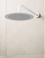 Rociador redondo blanco o negro empotrado a pared de GME