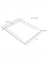 Plato de ducha con tapa croquis
