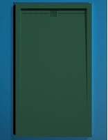 Plato ducha rejilla color del plato oliva