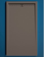 Plato ducha rejilla color del plato topo