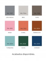 Plato ducha rectangular rejilla color acabados