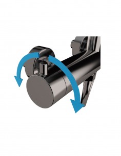 Columna titanio ducha vista modelo Inverter R de GME 2