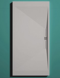 Plato ducha rectangular rejilla color modelo SLIDER de Bathplus
