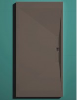 Plato ducha rectangular rejilla color topo