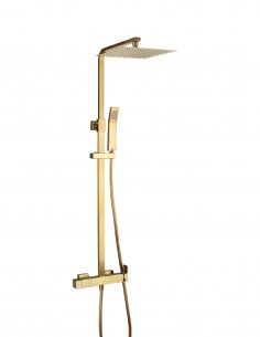 Columna acabado oro ducha vista modelo Inverter C de GME