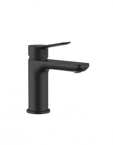 Grifería para lavabo bajo negro modelo Rhio de GME