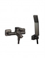 Grifería acabado titanio para bañera modelo Marriot de GME