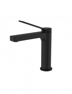 Grifería en latón negro mate para lavabo modelo Tarsio de GME ambiente 2