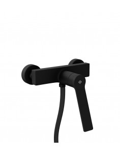 Monomando acabado negro mate para ducha  modelo Tarsio de GME