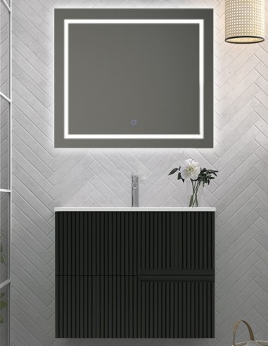 Mueble de baño colores modelo ABBA / LANA negro