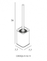 Croquis Escobillero suelo colores - SLIM de Manillons Torrent