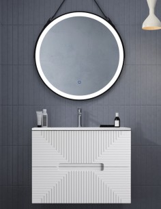 Mueble baño de colores modelo KAMEL / TEAM 2 cajones