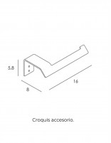 Portarrollos sin tapa colores croquis