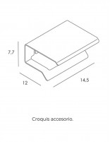 Portarrollos con tapa croquis