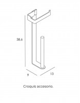 Croquis Portarrollos reserva colores - SLIM de Manillons Torrent