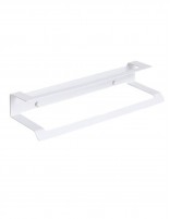 Toallero barra doble blanco mate