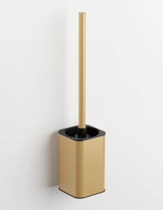 Escobillero a pared dorado modelo YASS de Manillons