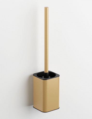 Escobillero a pared dorado modelo YASS de Manillons