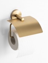 Portarrollos dorado con tapa modelo ECO de Manillons