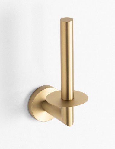 Portarrollos vertical dorado modelo ECO de Manillons