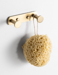 Perchero doble dorado modelo ECO de Manillons