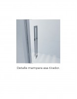 Mamapra ducha fijo más corredera + lateral fijo asa