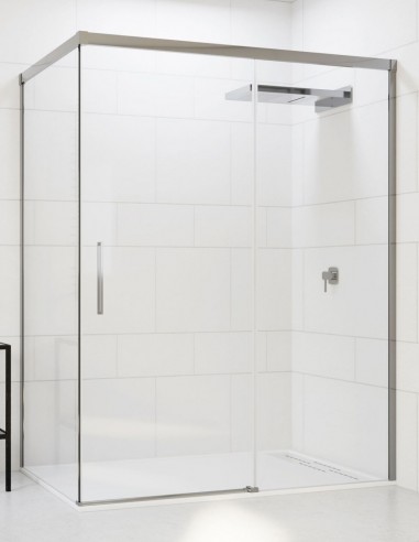 Mamapra ducha fijo más corredera + lateral fijo modelo RIGEL de Seviban