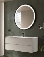 Mueble de baño 120 cm. 1 seno acabado moka mate