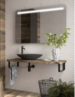 Encimera madera baño modelo RUSTIK de Coycama