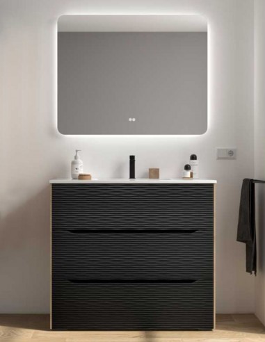 Mueble baño moderno con patas modelo Nubia de Coycama
